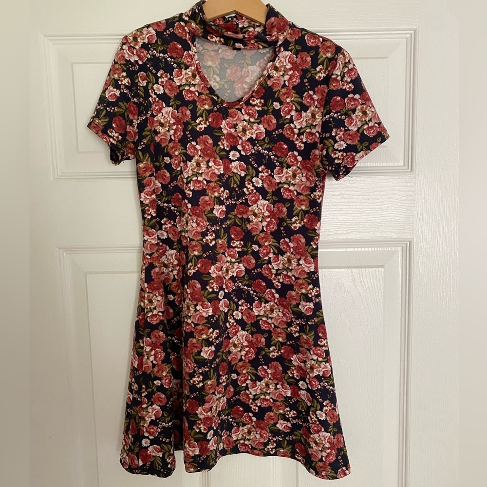 Obsessive Love Juniors Floral Blouse
